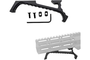 ProWildGear Custodia in alluminio piegata ad angolo manuale pneumatica per M-lok compatibile con KeyMod SLR Type Handguard System Rail Guards