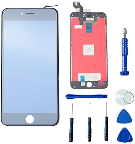 Quality AAA+ 100% Tested Replacement LCD, URCO Display&amp;Touch Glass Screen Digitizer LCD Assembly with Free Tool Kits for iPhone6S Plus(5.5 inch)(Black)