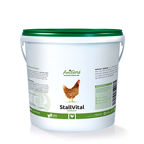 AniForte Stall Vital Granulat 2 kg - versch. Größen - für verbessertes, keimfreies Stallklima- Naturprodukt für Hühner