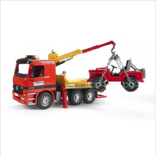Price comparison product image Bruder – Mercedes Benz – Crane Truck with ATV