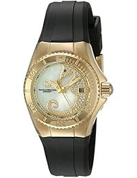 TechnoMarine TM-115207 - Reloj de cuarzo para mujeres, color negro