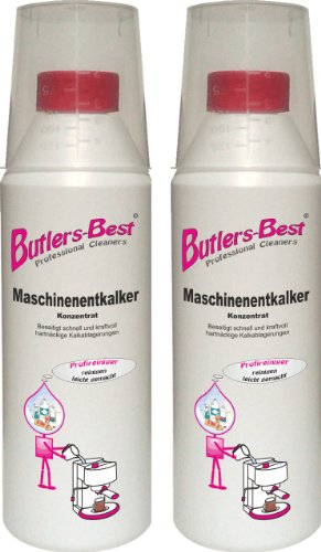 Preisvergleich Produktbild Maschinenentkalker - universelles Entkalkerkonzentrat für alle Kaffeevollautomaten und Kaffeemaschinen - 2 x 500 ml Flasche