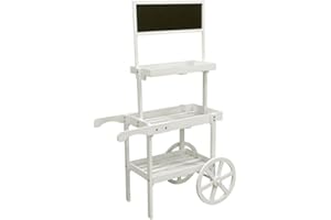 Regalos Miguel - Carritos Candy Bar - Carrito Candy Bar Madera Envejecida Popcorn