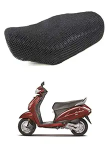 Guance Sweat Free Double Net Single Bike Seat Cover for Honda Activa 3G, Activa 4G and Activa 5G