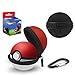 Produktbild YAOkxin Carry Case für Nintendo Switch Poke Ball Plus Controller Protective Hard Zip Pouch mit Keychain Carabiner Belt Clip und Inner Pocket für Strap