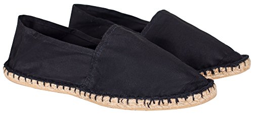 Klassisch und komfortabel – Espadrilles in Schwarz - 4