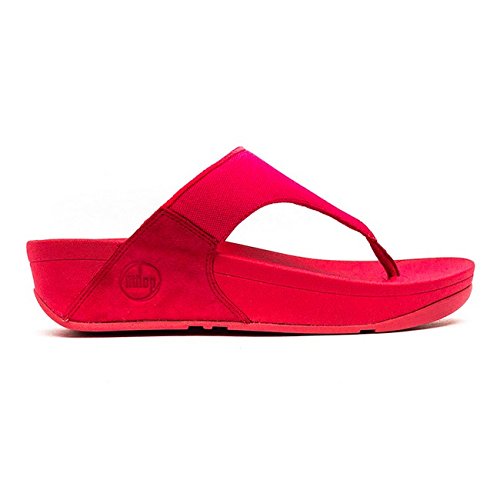 FitFlop Sandals Lulu Canvas Raspberry 2015 UK6 Raspberry