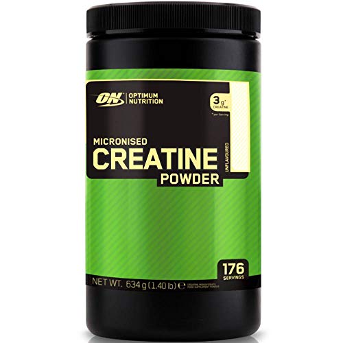 Optimum Nutrition Micronised Creatine Monohydrate - non aromatisé, 176 Portions - Creatine monohydrate, 634 g
