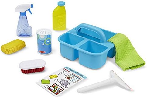 Salut Maman Melissa &amp; Doug – Cleaning Set with Many Accessories, 20x20x20 cm, Multi