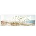 Produktbild Leinwandbild 145x45 cm PREMIUM Leinwand Bild - Wandbild Kunstdruck Wanddeko Wand Canvas - Strand Meer Nordsee Ostsee Beach Wasser Blau Himmel Sonne Sommer - no. 148