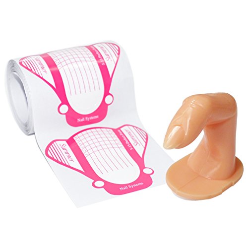 NAILFUN Acryl Starter und Auffüll Set No. 1 [ 3 x je 20g Acrylpuder weiss, klar, pink + 100ml Acryl-Flüssigkeit Liquid Premium + 5er Set Acryl Pinsel + Haftvermittler Primer 15ml u.v.m. ] – Acryl-Set für Nagelstudios - 5