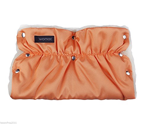 ORANGE WINTER WARMER BABY PRAM PUSHCHAIR STROLLER HAND MUFF FINGERLESS GLOVES