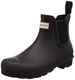 hunter gummistiefel herren 44 Struktur-Sohle Hunter ORIG Chelsea Black, 40/41 EU, Schwarz (Black)