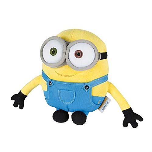 Intelex Entièrement Chauffant Minion Bob parfumé en Peluche avec Pure Feuilles de Lavande (Jaune/Bleu Denim)