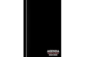 Agenda scolaire 2024 2025: simple, beau, pratique et abordable Pour Étudiants Collège, Lycée | Organisateur semainier | Format A5.