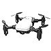 Produktbild Jamicy Fernbedienung Quadcopter, Mini D2WH Faltbar mit WiFi FPV 2.0MP HD Kamera 2,4G 6 Achsen RC Quadcopter Drohne Spielzeug (Weiß)