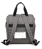 LCY Stilvolle Multifunktions-Rucksack Tote Baby Wickeltasche, mit Wickelunterlage - 2
