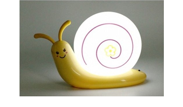 Bestope Lovely Snail Home Lamp Led Night Light Kids' Bedroom Wall Lamp(Yellow) (520361432314)