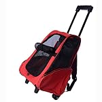 Outsunny-PawHut-Trolley-Zaino-per-Cani-Gatti-ed-Altri-Animali-2-in-1-Borsa-da-Trasporto-Trasportino-per-Cani