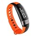 Produktbild Lemumu V10 Smart Armband Schrittzähler Herzfrequenzmesser Fitness Armband BT 4.0 IP67 wasserdicht Schickes Armband für iOS Android, Orange