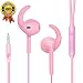 Produktbild In Ear Kopfhörer mit Kable, CYPIVY Stereo Kopfhörer/Ohrhörer mit Mikrofon & Fernbedienung, Kompatibel mit Samsung, Huawei und Android Smartphones mit 3,5 mm Kopfhöreranschluss (1 Pack)