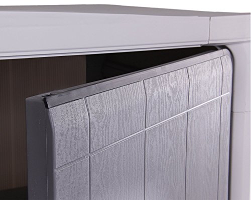Keter Optima Outdoor Beistellschrank Mehrzweckschrank abschließbar wetterfest - 7