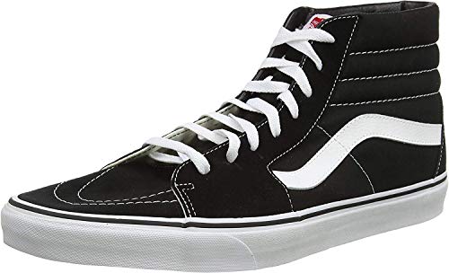 Vans, Zapatillas Altas Unisex Adulto, Negro (Black/White), 36.5 EU