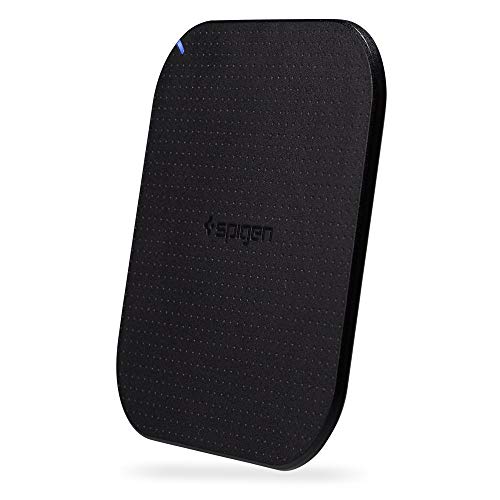 spigen Essential F302W [4mm Ultra Slim] Cargador Inalámbrico para iPhone XS/XS Max/XR/X/8/8 Plus, Galaxy Note 9/8/S8/S8 Plus/S7 Edge y Todos los teléfonos Wireless Charging
