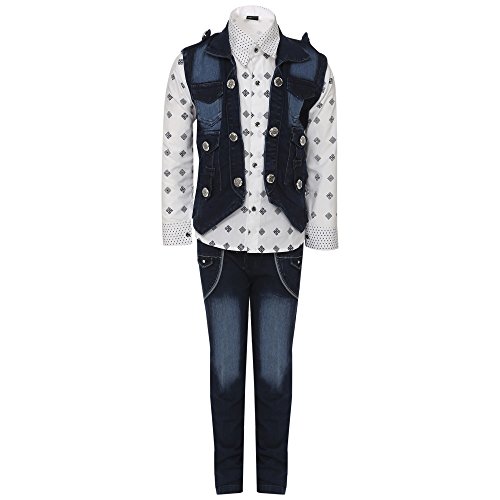 AJ Dezines Kids Party Wear Shirt Jeans and Jacket Clothing Set for Boys RS.1299 (63.00% Off) - Amazon