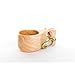 Produktbild Retki Guksi Kuksa Holz-Tasse Holzbecher, Trinkgefäß, Becher aus Eiche 170 ml für Camping, Wandern, Mittelaltermarkt, Geschenkidee für Naturfreunde