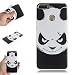 Produktbild Everainy Huawei Y6 2018/Huawei Honor 7A Hülle Silikon Bumper Gummi Cover Hüllen für Huawei Y6 2018 Handyhülle Prägen Stoßfest TPU Gel Stoßstange Schutzhülle (Panda)