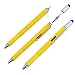 Produktbild Amorar Stylus Stift 6-in-1 Combo Pen-Tasche Multi-Tool Pen, Funktionen als Touchscreen Stylus, Kugelschreiber, 3 "Lineal, Level, Phillips Schraubendreher & Flathead für alle Smartphones & Tablets, einzigartiges Geschenk