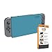 Produktbild Orzly Displayschutz & Stand für die Verwendung mit Nintendo Switch, Multifunktionale Tablethülle in BLAU - Schutzhülle / Etui / Case / Cover für die Nintendo Switch mit eingebautem Stand und schützender Klappe, welches das Display der Nintendo Switch Konsole schützt