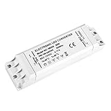 LED Transformator Trafo 12 V für LED Leuchtmittel mit 50W, Keine Sorge für Flachern. Konstante Ausgangsspannung, Überspannungs - sowie Kurzschlußschutz.