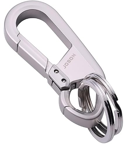 Portachiavi Auto con 5 Portachiavi Moschettone Apribottiglie Portachiavi Resistente Moschettoni Portachiavi in Lega Keychain Macchina Uomo Key Organizer Donna Ragazzo