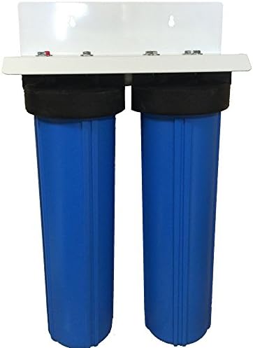 Big Blue 20" 2-Stage Carbon &amp; Sediment Whole House Filter Plus 8 Gallon Per Minute (Gpm) Ultra Violet (Uv) Bacteria Sterilization Filter