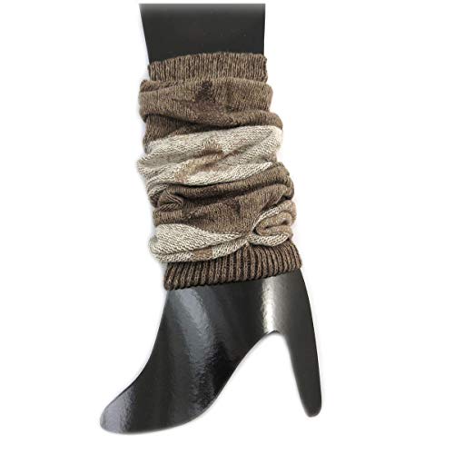 Les Trésors De Lily [Q5173 - Paire de guêtres 'Etoiles' Taupe