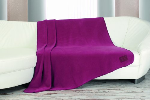 Gözze Wohn- und Kuscheldecke, Naturhaar-Look, 150 x 200 cm, Angora-Feeling, Bordeaux, 40013-33-5020 - 2