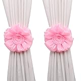 Amcool 1 Paar Rose Blume Vorhang Raffhalter Schnalle...
