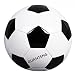 Produktbild MAJOZ Soft PU Mini Sports Balls for Kids 18cm No.3 Fußball Fußball Kinder Sportspielzeug-Klassisches Schwarz + Weiß