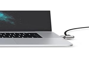 MACLOCKS Ledge MacBook Pro Touch Bar Schlossadapter - Kabelgebundenes Schloss - Silber