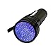 Produktbild HJ® 51 LED UV Taschenlampe, Haustier Fleckendetektor & Urindetektor Schwarzlicht 395 -400nm 215g 500,000 Stunden Ultraviolett Lampe