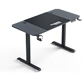 TM-PARADOX120-B Oyuncu Masası, Siyah, 74&ndash;118 cm Ayarlanabilir Y&uuml;kseklik | Y&uuml;kseklik Ayarlanabilir, 74&ndash;118 cm Aralık, Oyuncu T