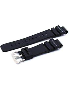 Casio Ersatzband Uhrenarmband Resin Band Schwarz für GW-9100-1ER GW-9100