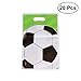 Produktbild Toyvian 20 Fußball Bälle Party Favor Süßigkeiten Geschenk Tüte Leckerli-Beutel Party Supplies für Geburtstag Kinder Party