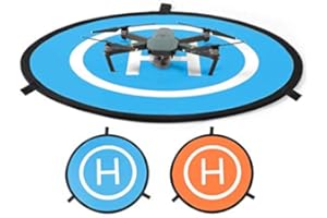MotuTech Landing Pad - Alfombrilla de aterrizaje plegable de doble cara para DJI FPV Mavic Mini 2/1 Air 2/1 Pro Mavic 2 Pro Zoom Spark (110 cm)