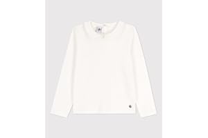 Petit Bateau Maglietta a Maniche Lunghe Bambine e Ragazze