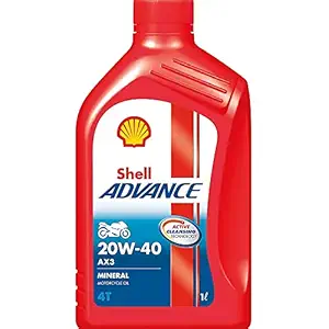 Shell Advance AX 3 20W-40 SG/MA 4 Stroke Engine Oil (900ML)