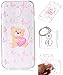 Produktbild Hülle Galaxy J7 2017 (EU-Modell) Hülle, Samsung Galaxy J7 2017 (EU-Modell) Hülle TPU Case Schutzhülle Silikon Case,Niedliche Cartoon Malerei Durchsichtige Rückschale und TPU Bumper Handy Tasche Case Cover Etui für Samsung Galaxy J7 2017 (EU-Modell) + Schlüsselanhänger (I) (5)
