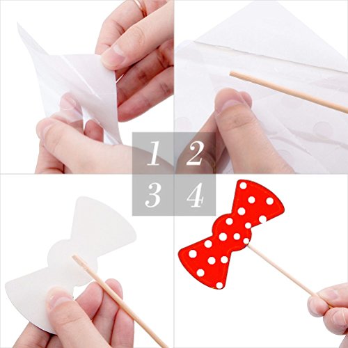 DIKETE® Party Foto Verkleidung Photo Booth Props set Fotorequisiten Fotoaccessoires für Hochzeit Geburtstag Abschlussfeier Party party zubehör - 9
